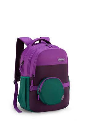 zipper hestia 3.0 polyester men's backpack - purple