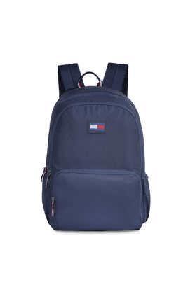 zipper malfoy polyester men's casual wear non laptop backpack - navy