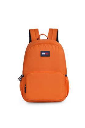 zipper malfoy polyester men's casual wear non laptop backpack - orange