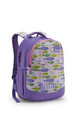 zipper ollie 3.0 polyester men's backpack - purple