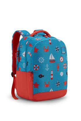 zipper pazzo 3.0 polyester men's backpack - blue