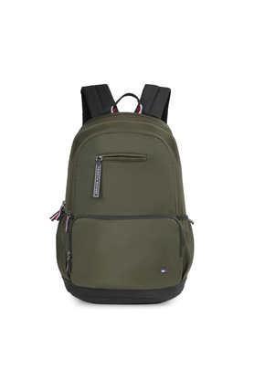 zipper tadpole polyester men's casual wear non laptop backpack - olive