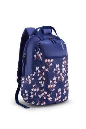 zipper zumba 3.0 polyester men's backpack - navy