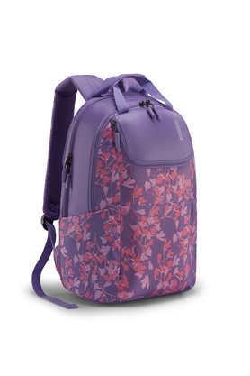 zipper zumba 3.0 polyester men's backpack - purple