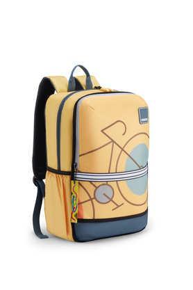 zipper aleo 3.0 polyester men's backpack - yellow