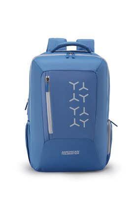 zipper sigma 3.0 polyester men's backpack - blue