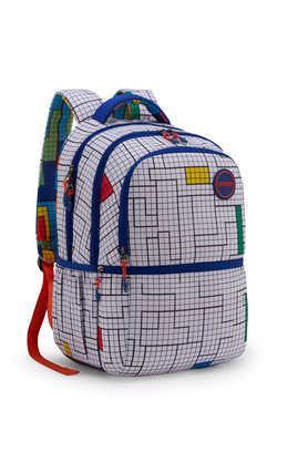 zipper toodle 3.0 polyester men's backpack - white