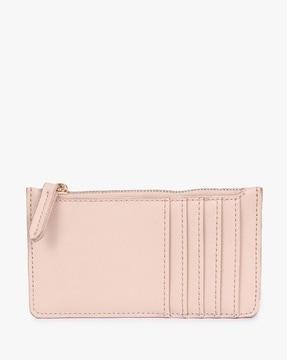 zipper wallet with card slots