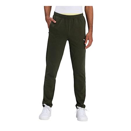 zippered men's knitted sweatpants