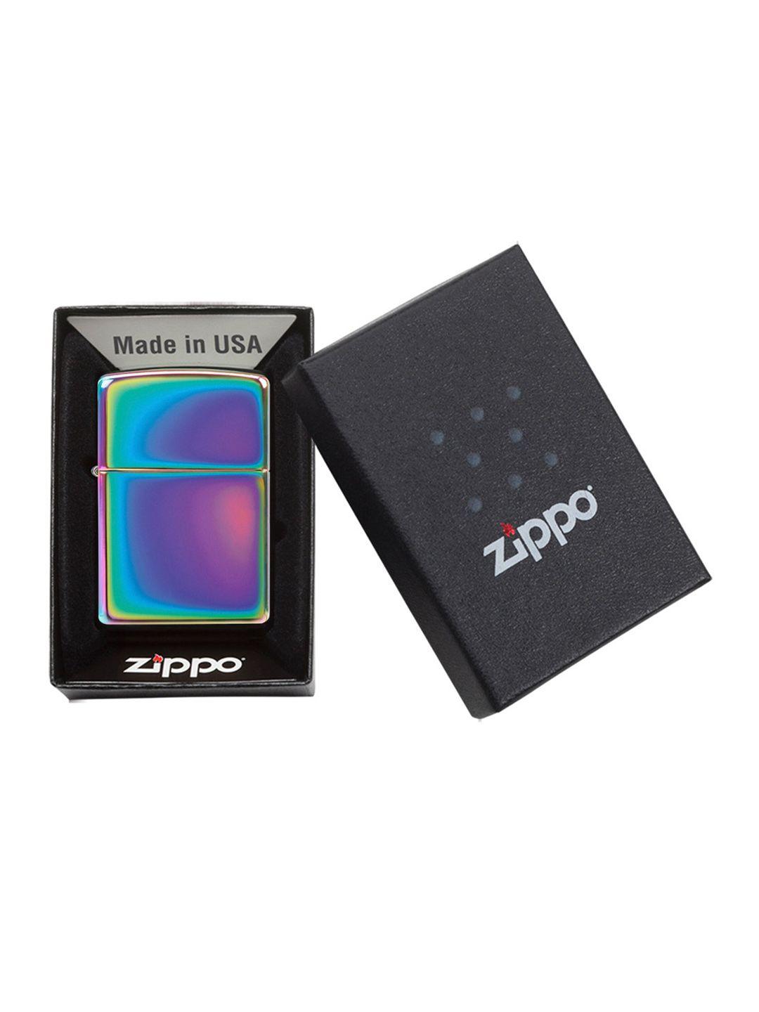 zippo classic blue & purple pocket lighter