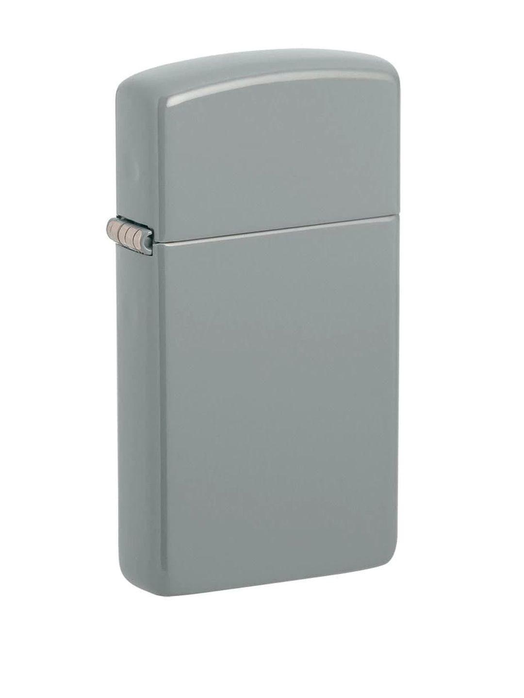 zippo grey solid brass pocket lighter