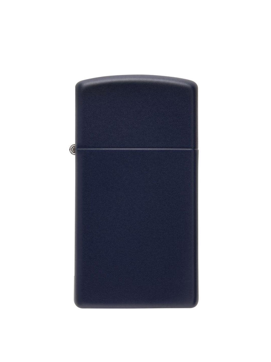 zippo navy blue slim matte pocket lighter