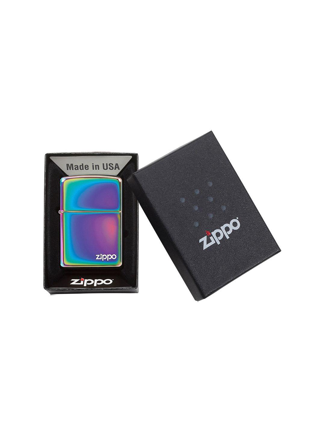 zippo purple & blue pocket lighter