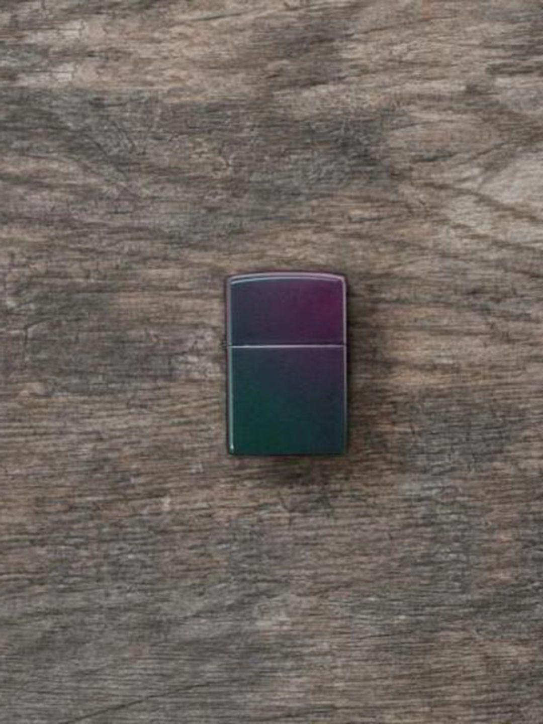zippo purple classic iridescent pocket lighter