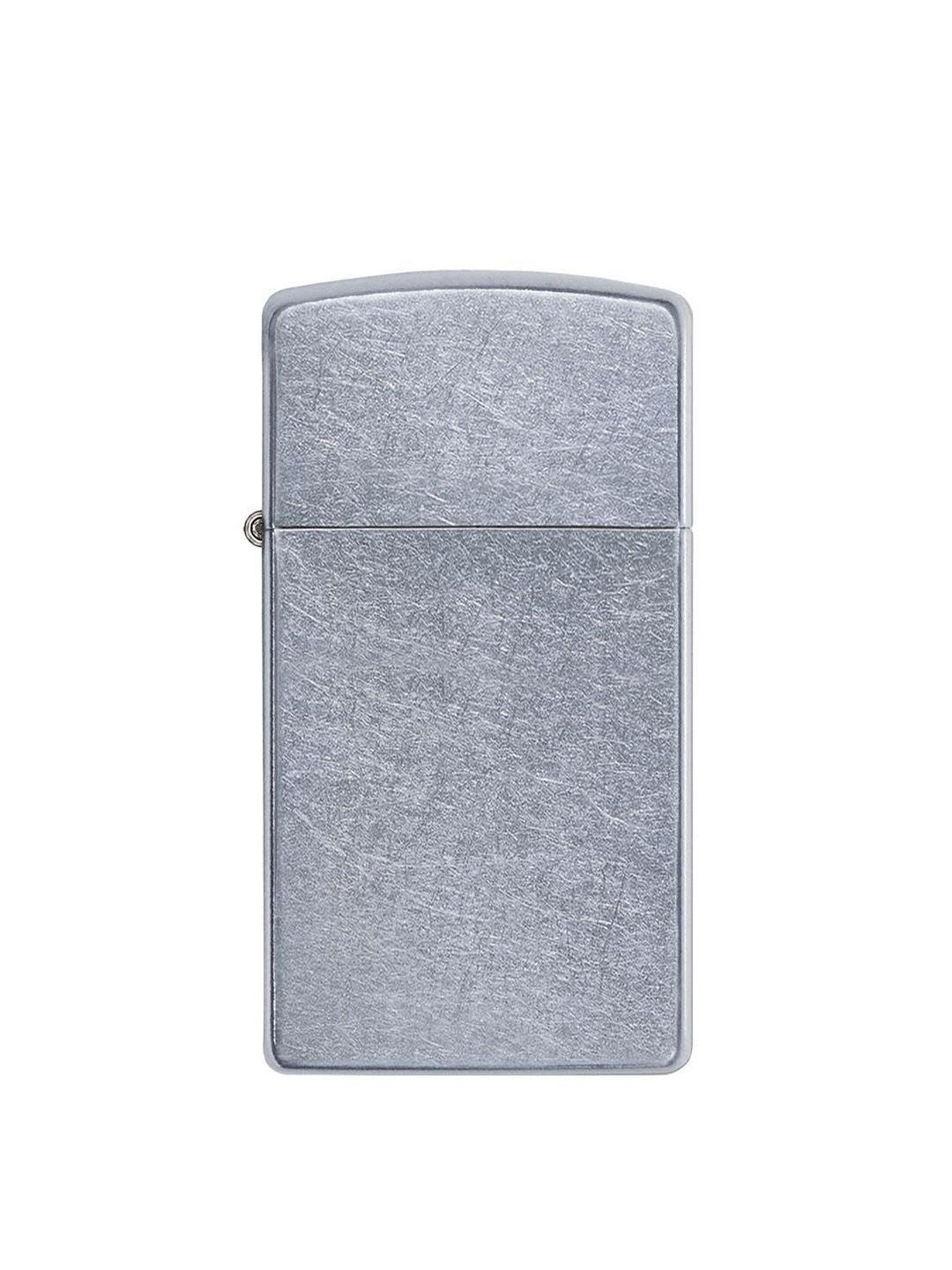 zippo silver-toned street chrome pocket lighter