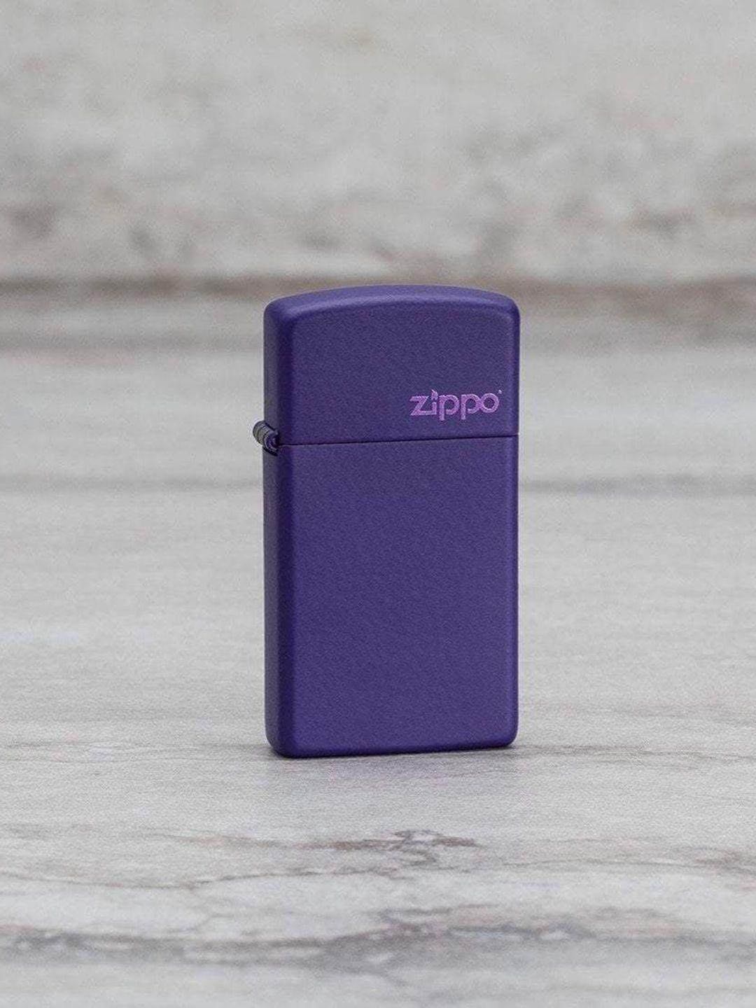 zippo unisex purple matte pocket lighter