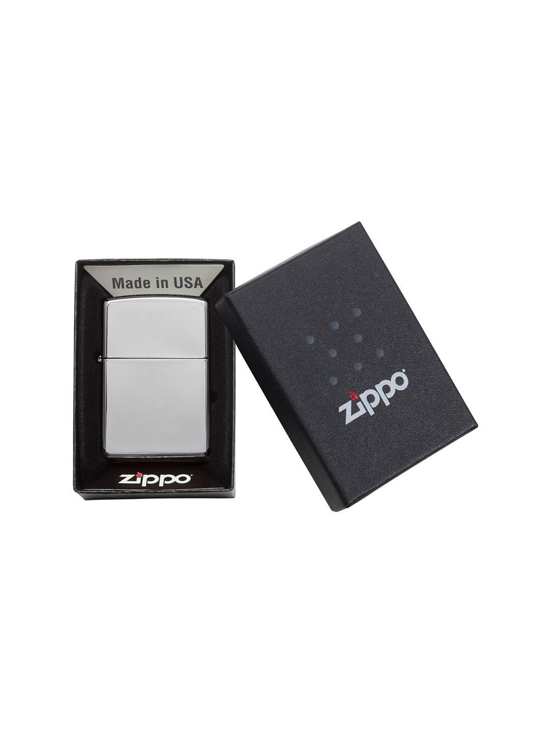 zippo unisex silver-toned classic high polish chrome pocket lighter