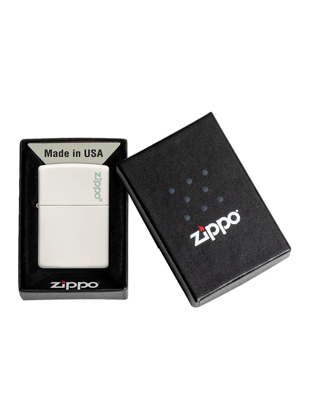 zippo white solid matte pocket lighter