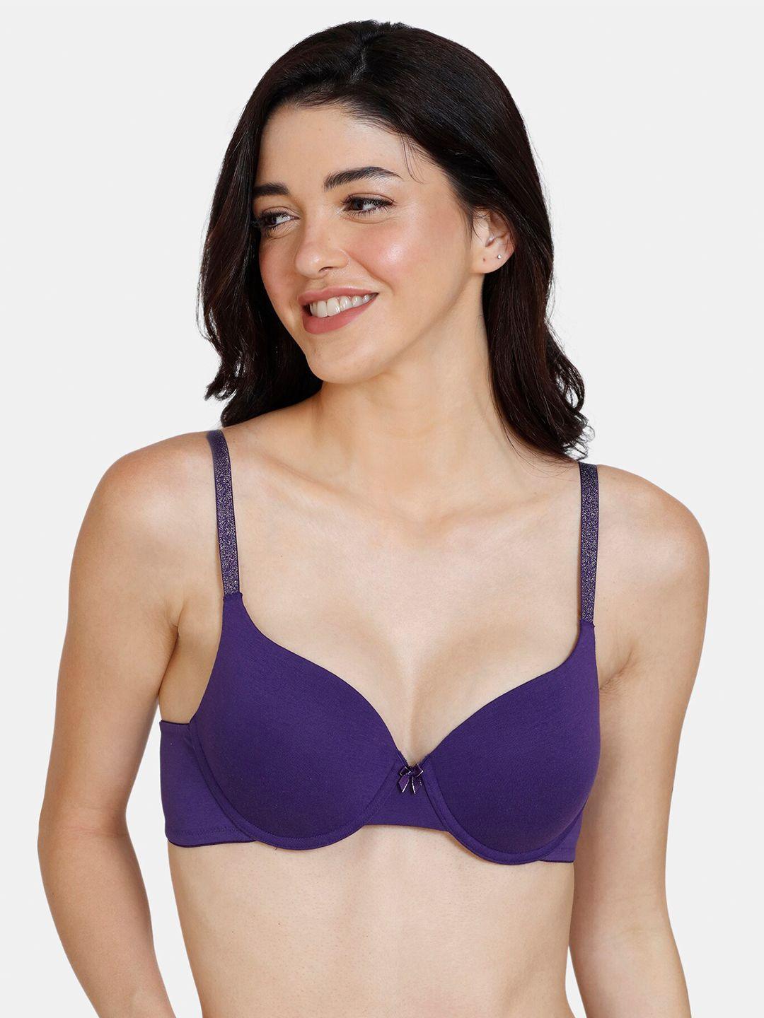 zivame underwired lightly padded all day comfort t-shirt bra