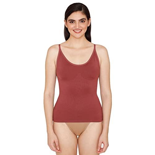 zivame all day seamless shaping camisole - wild ginger