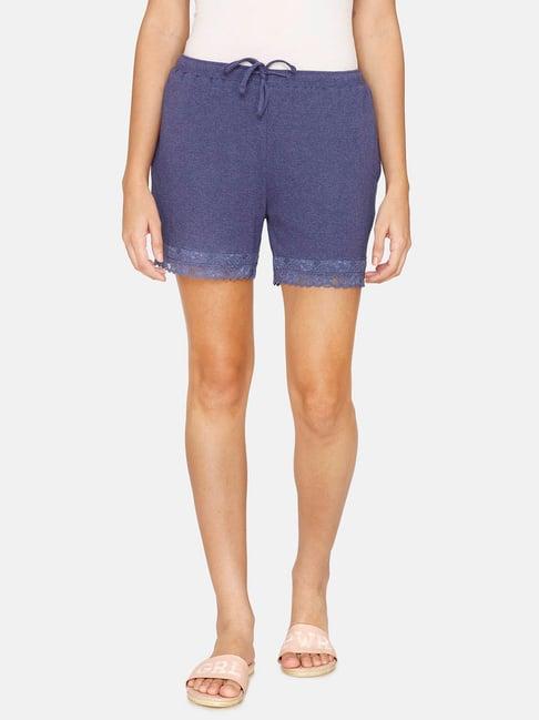 zivame blue shorts