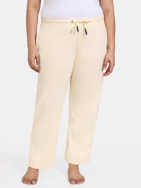 zivame cream lounge pants