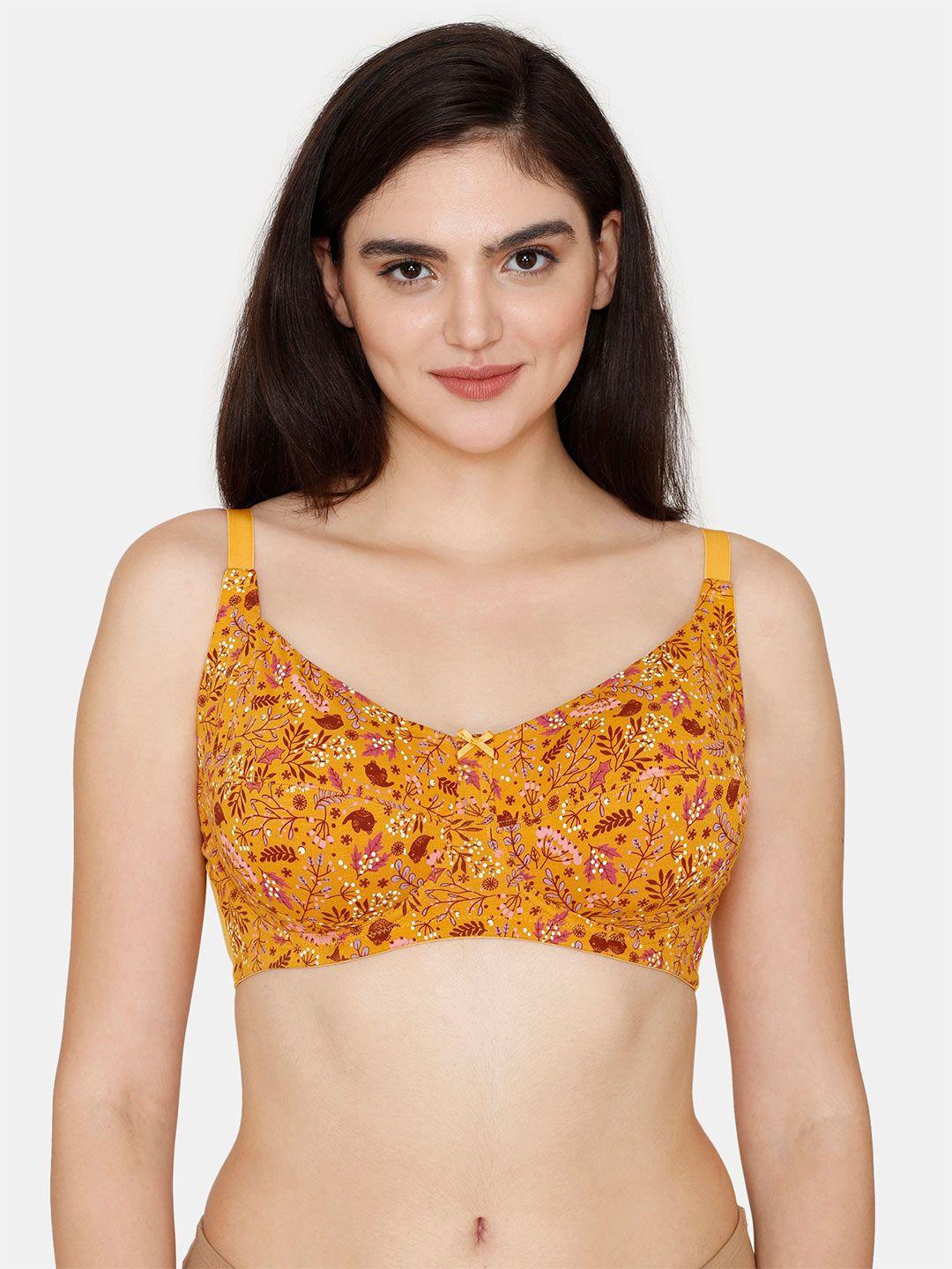 zivame floral non-padded everyday bra