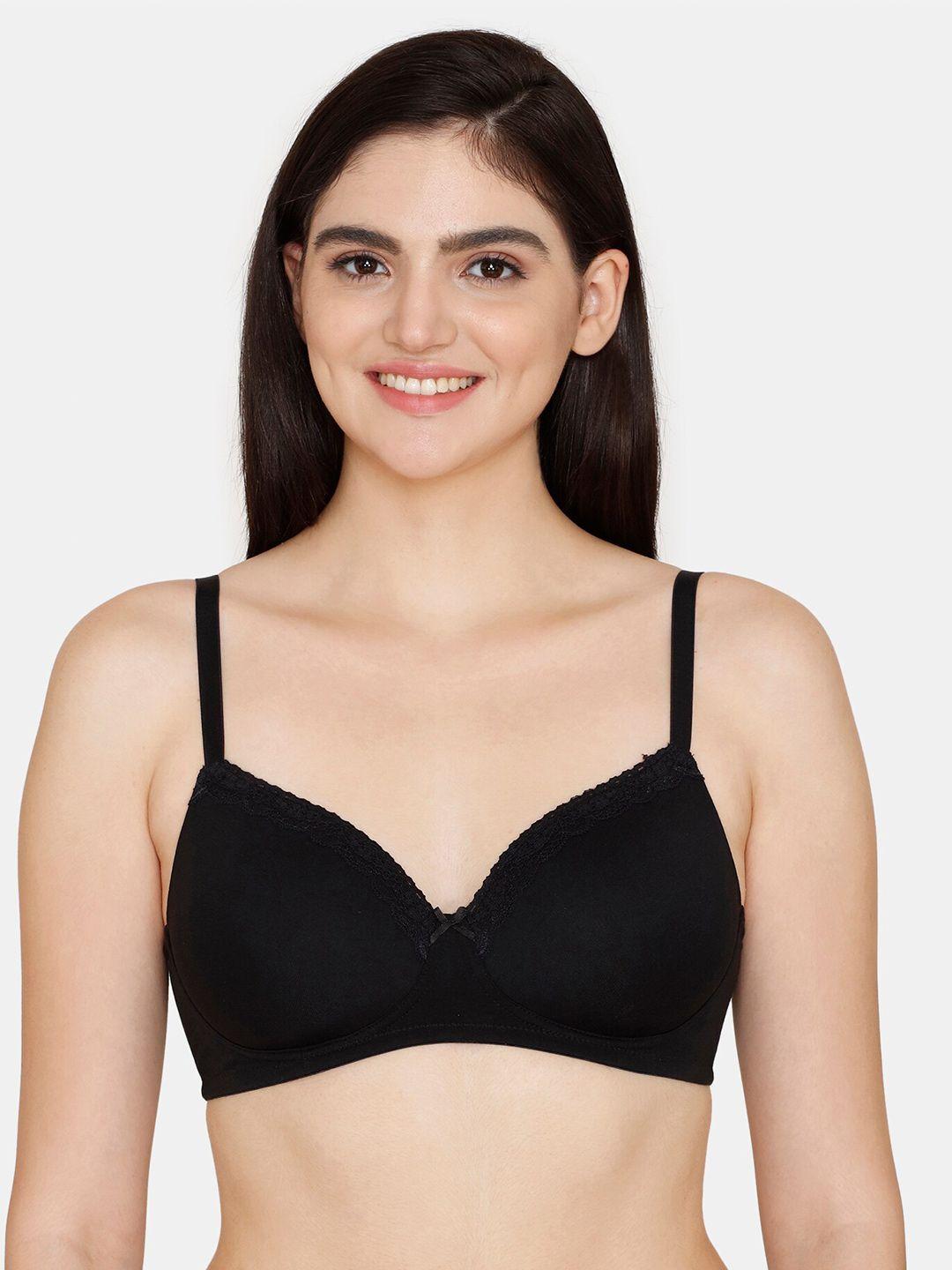 zivame half coverage lightly padded all day comfort super support t-shirt bra