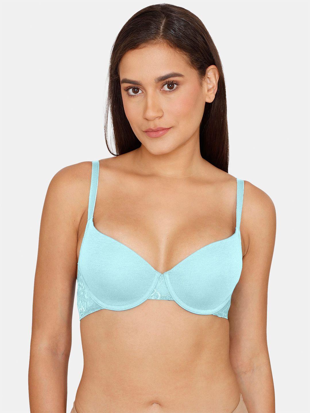 zivame lightly padded seamless t-shirt bra