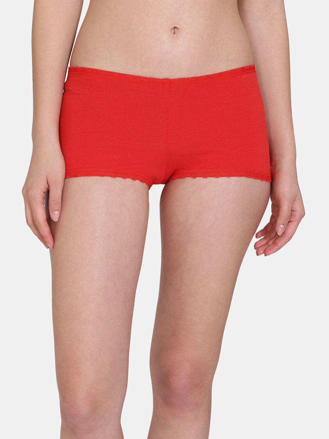 zivame mid-rise anti microbial boy shorts briefs