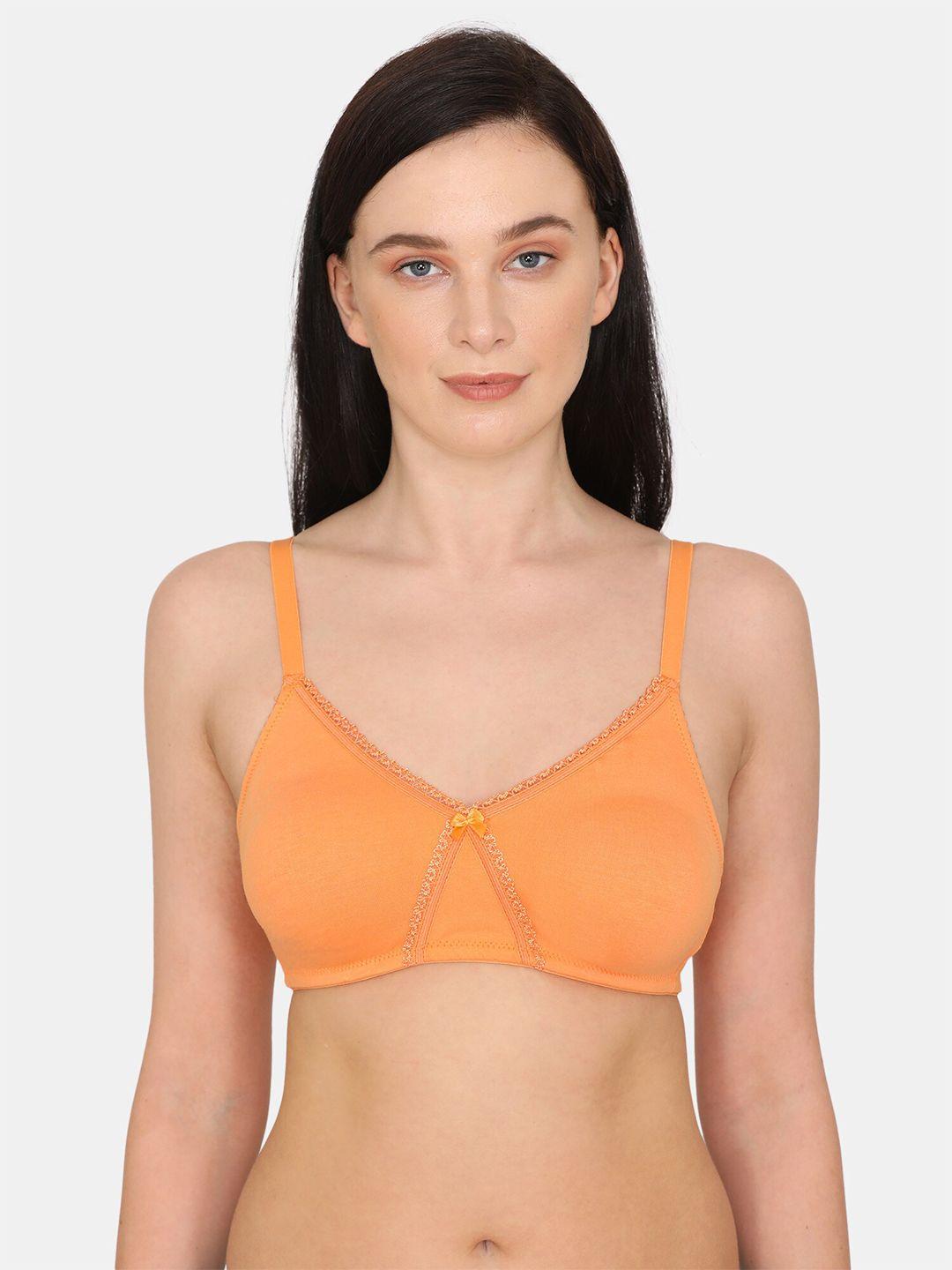 zivame orange t-shirt bra-ro000lcb05ornge