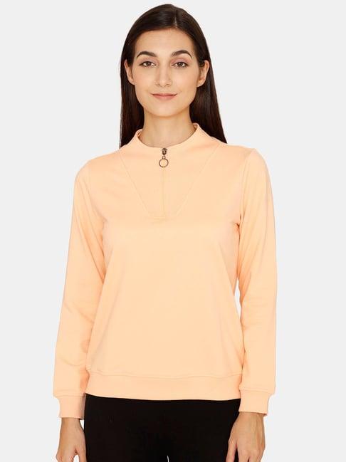 zivame peach relaxed fit top