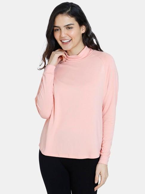zivame pink relaxed fit sweatshirt