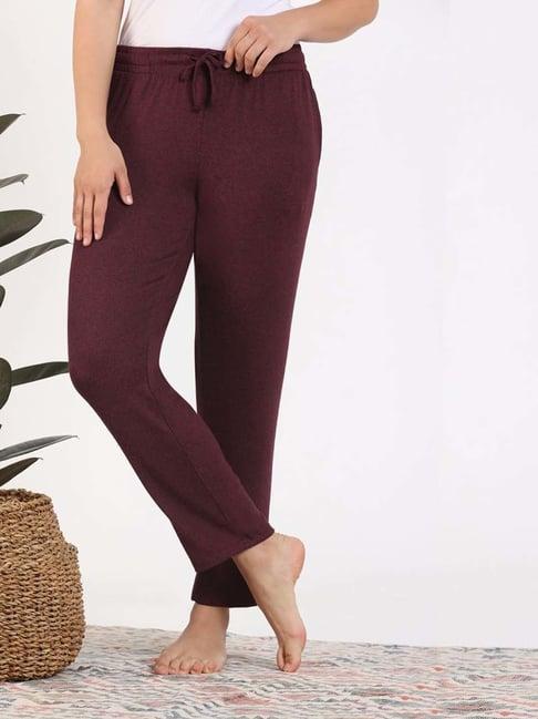 zivame purple plain pyjamas