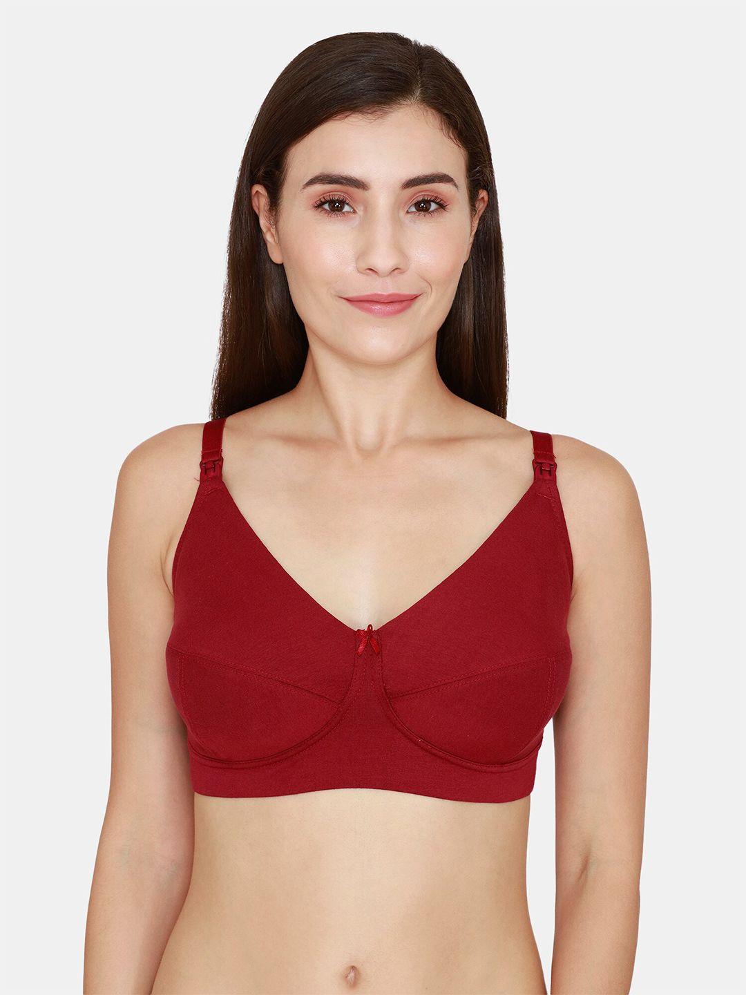 zivame red full coverage bra