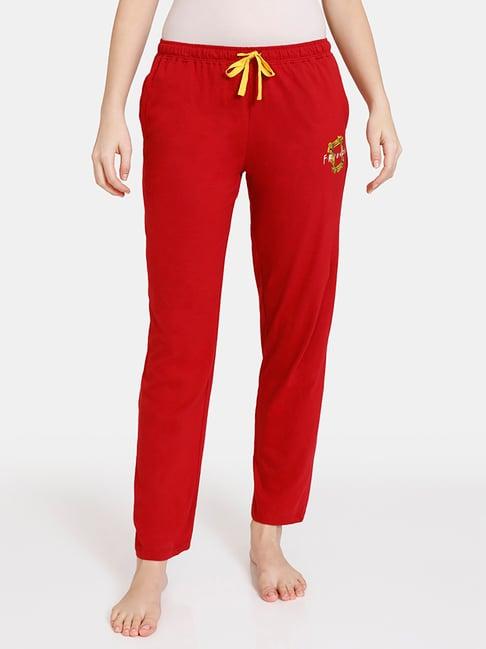 zivame red lounge pants