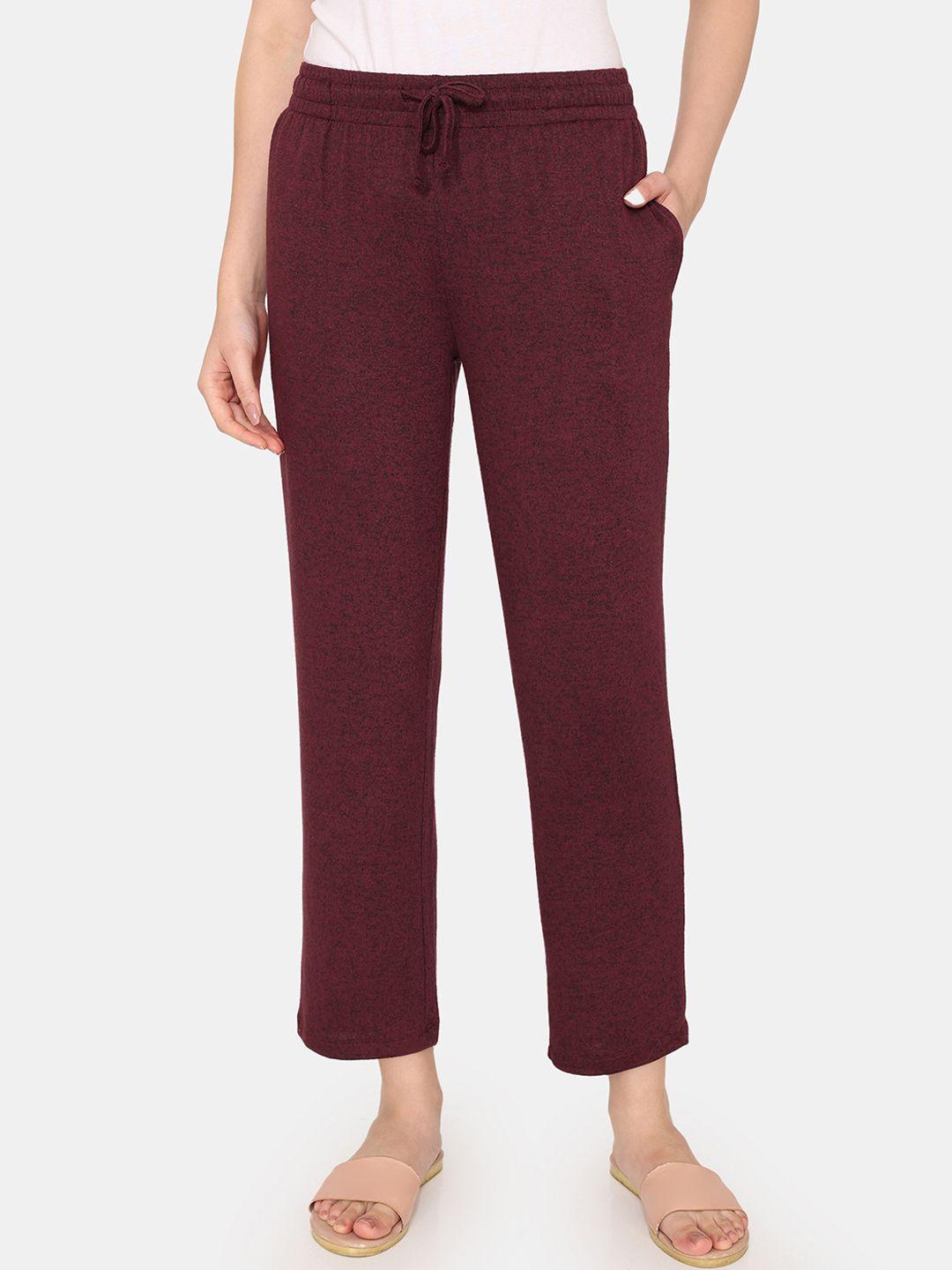 zivame women mid-raise lounge pants