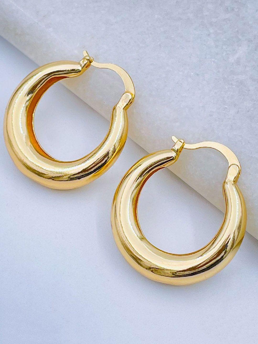 zivom gold-plated oval hoop earrings