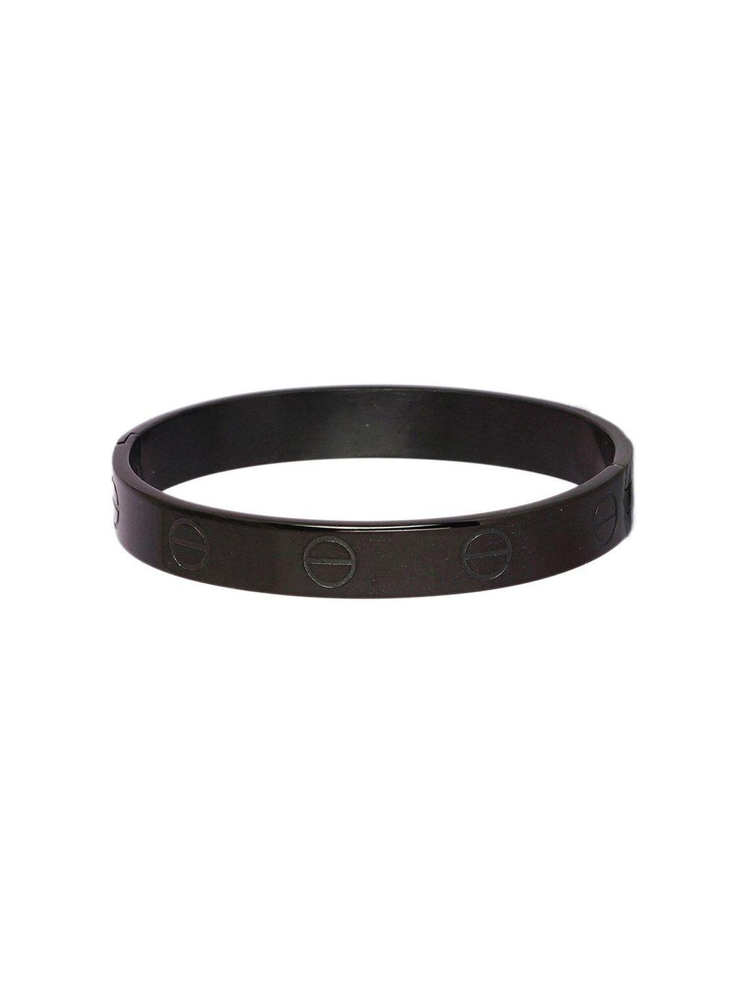 zivom men black rhodium-plated bracelet
