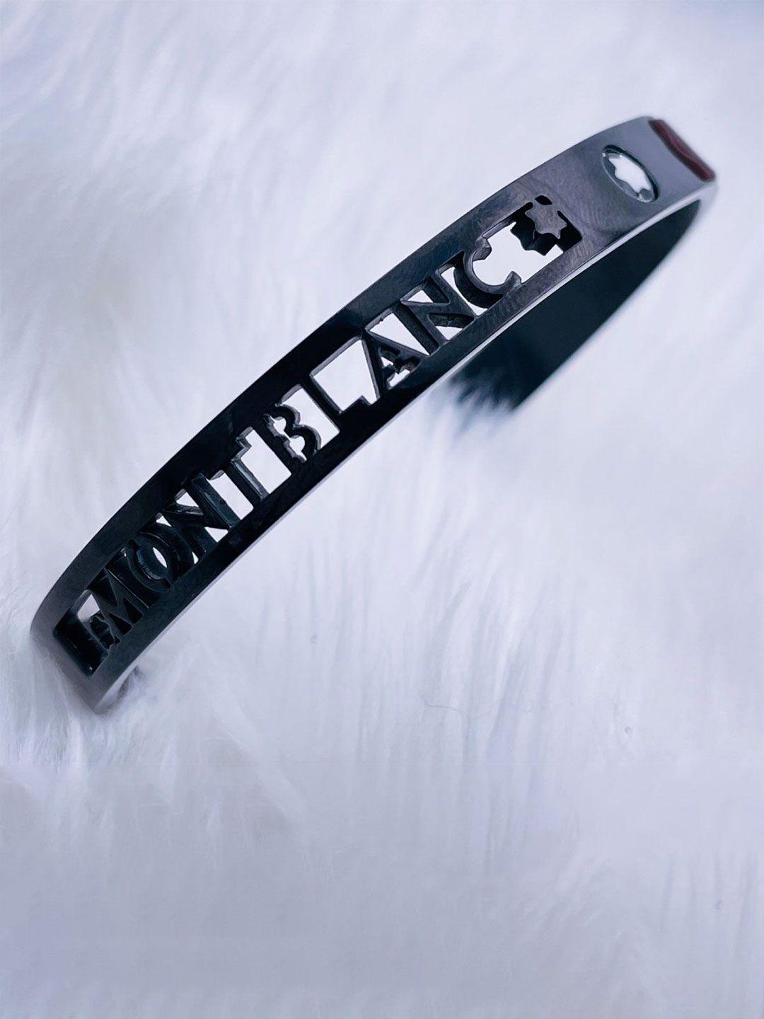 zivom women rhodium-plated cuff bracelet