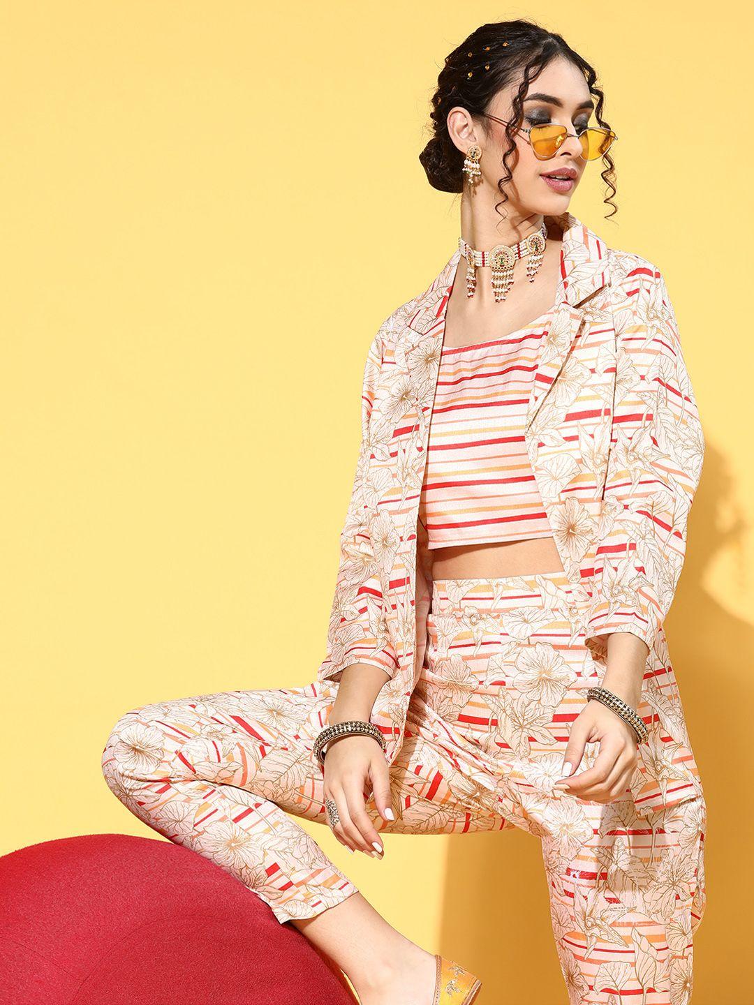 ziyaa-multi-coloured-art-silk-fusion-jacket-kurta-set