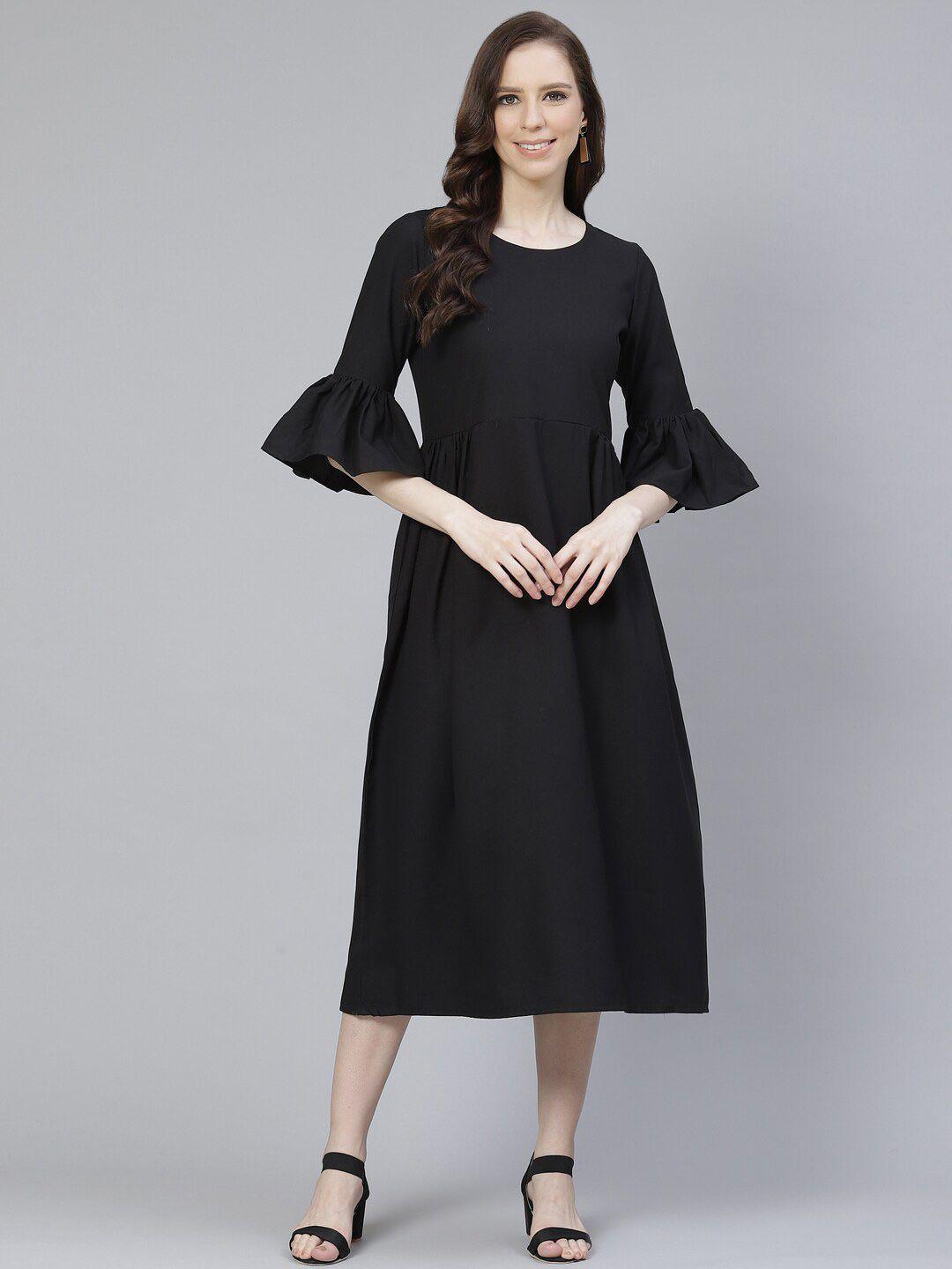 ziyaa a-line midi dress