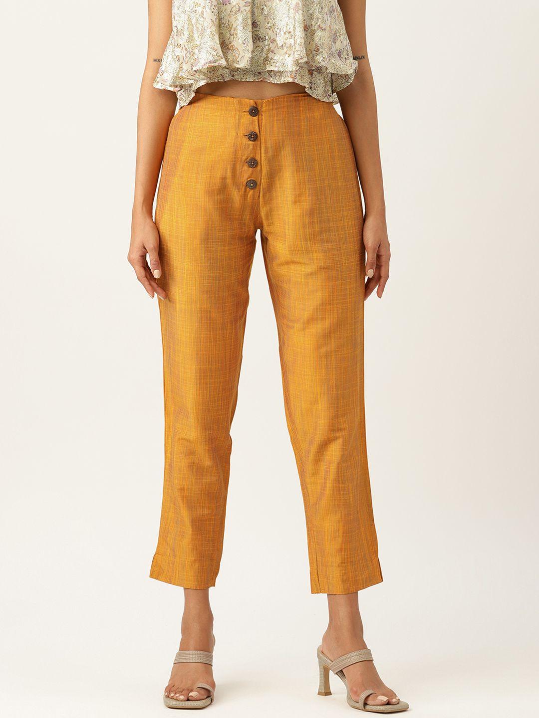 zizo by namrata bajaj relaxed straight leg trousers