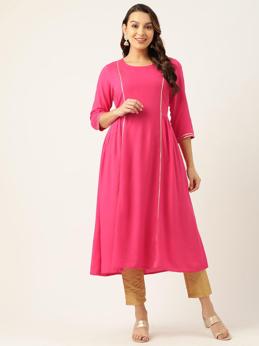 zizo by namrata bajaj women gotta patti kurta