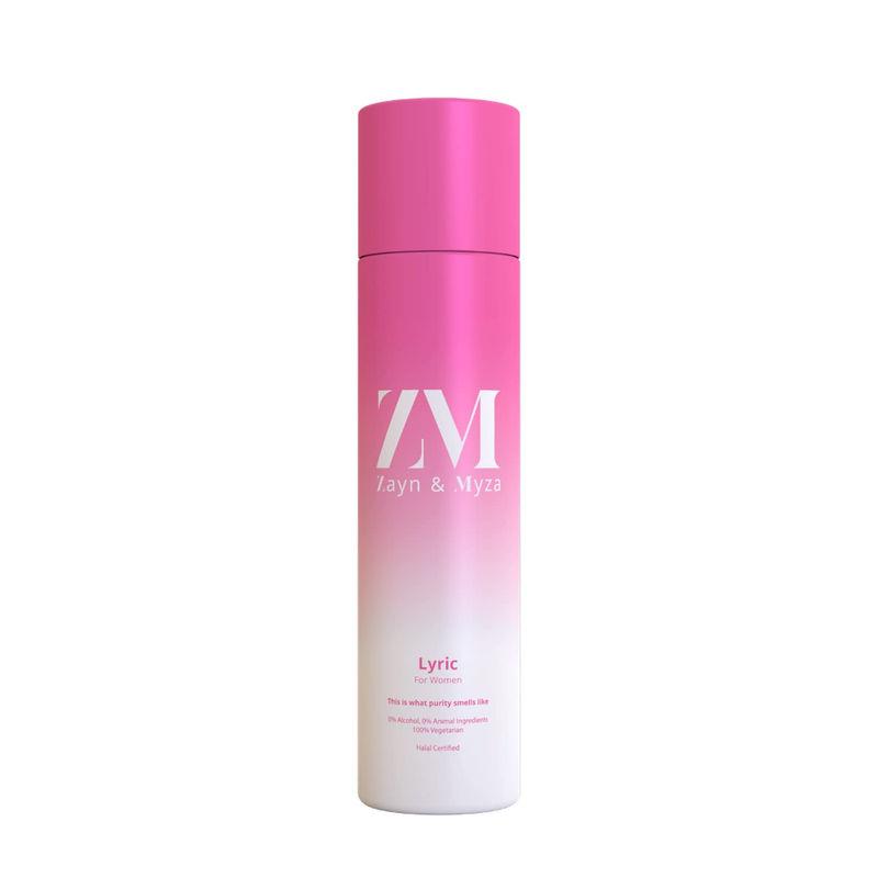 zm zayn & myza lyric no alcohol body spray for women