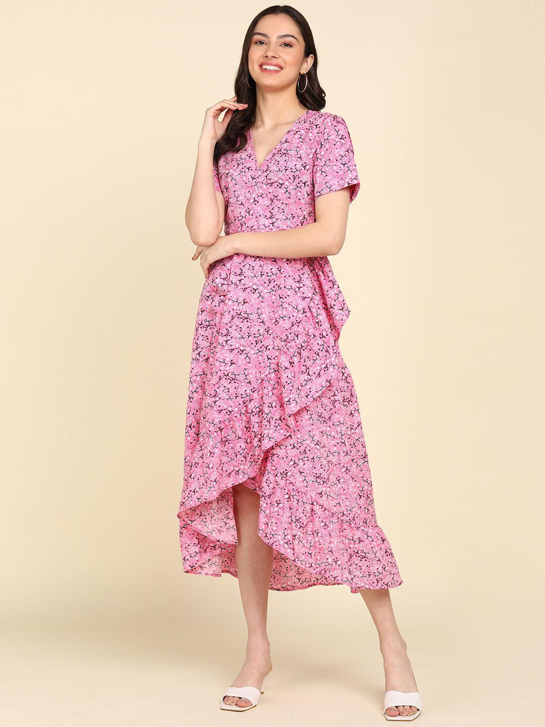 znx clothing floral midi dress
