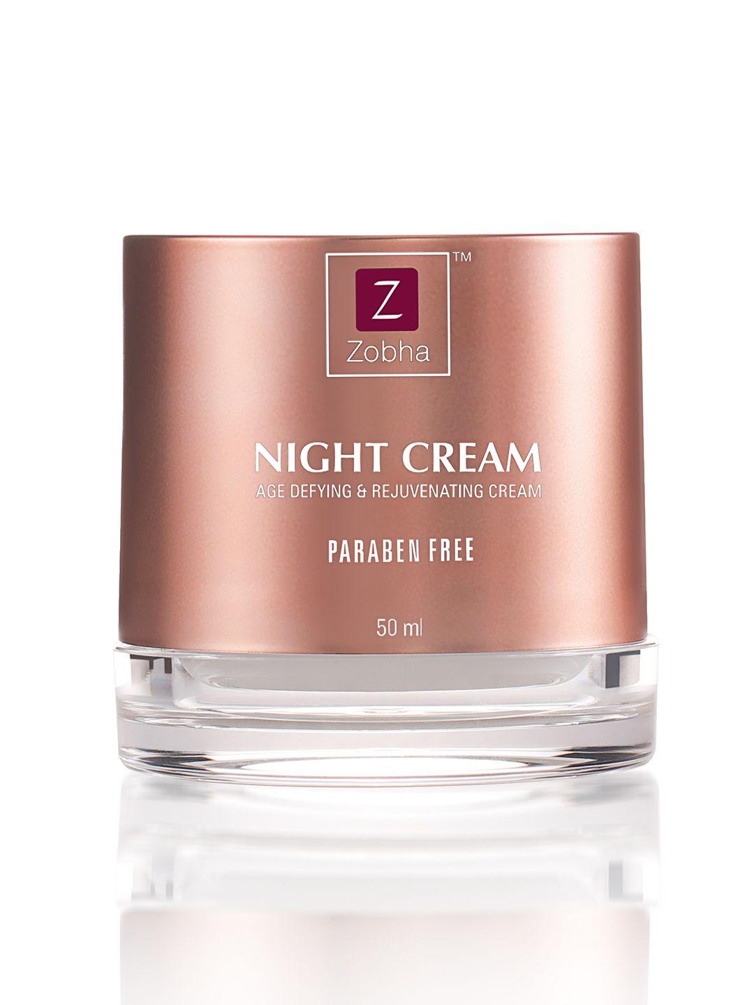 zobha age defying & rejuvenating night cream 60ml