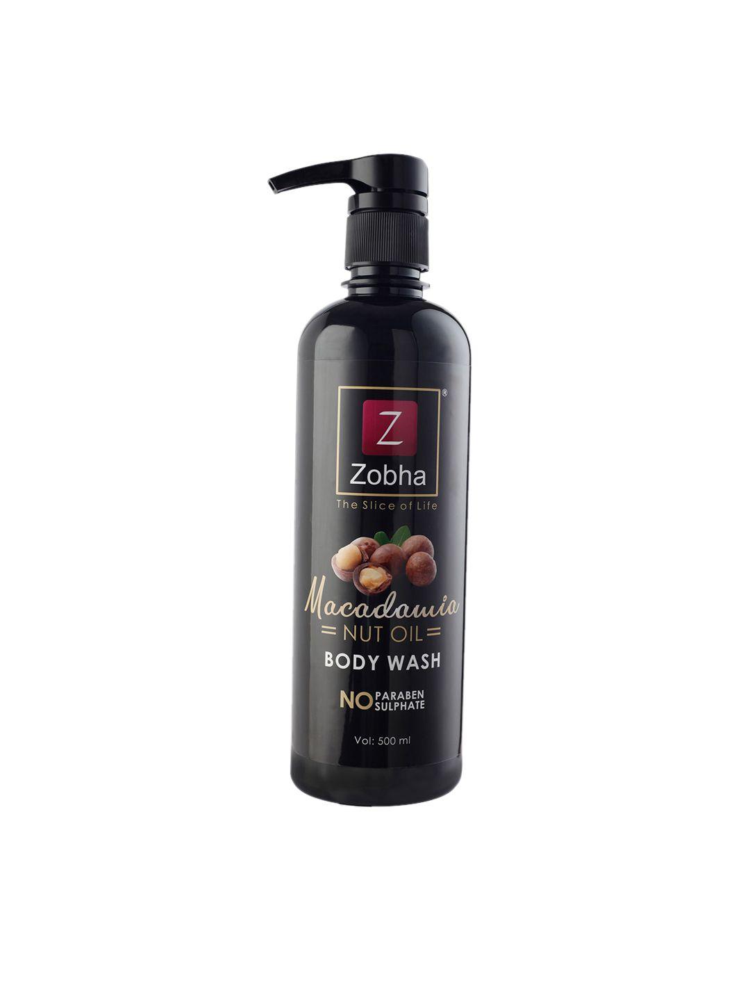 zobha macadamia nut oil body wash - 500ml