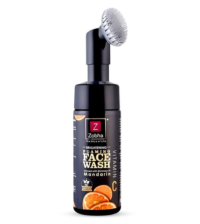 zobha mandarin vitamin c foaming face wash - 150 ml