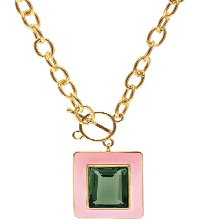 zohra pink cinque terre camilla necklace